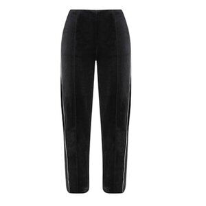 Emporio Armani Velour Casual Pants Black size 10